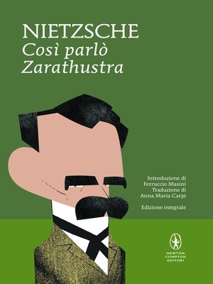 cover image of Così parlò Zarathustra